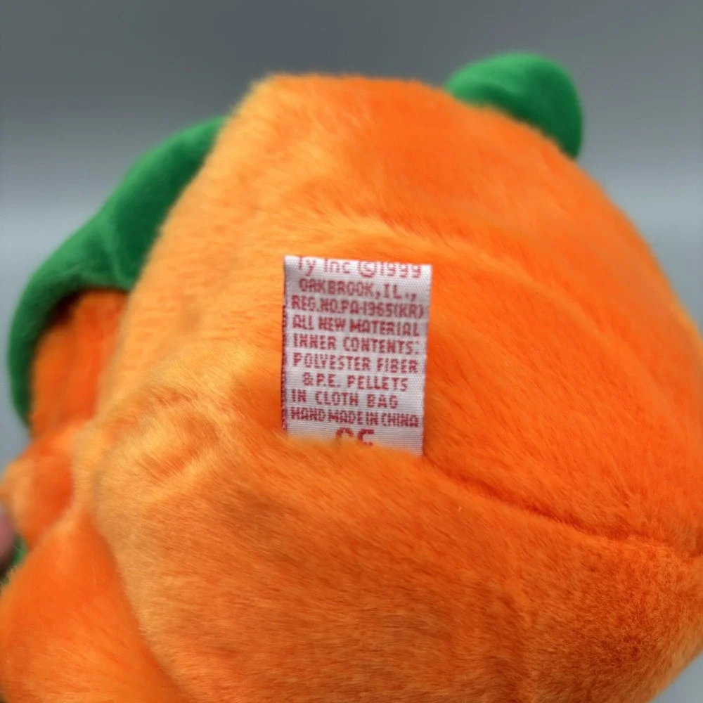 Ty Beanie Buddy - PUMKIN' - the Jack‎ O Lantern Halloween Pumpkin